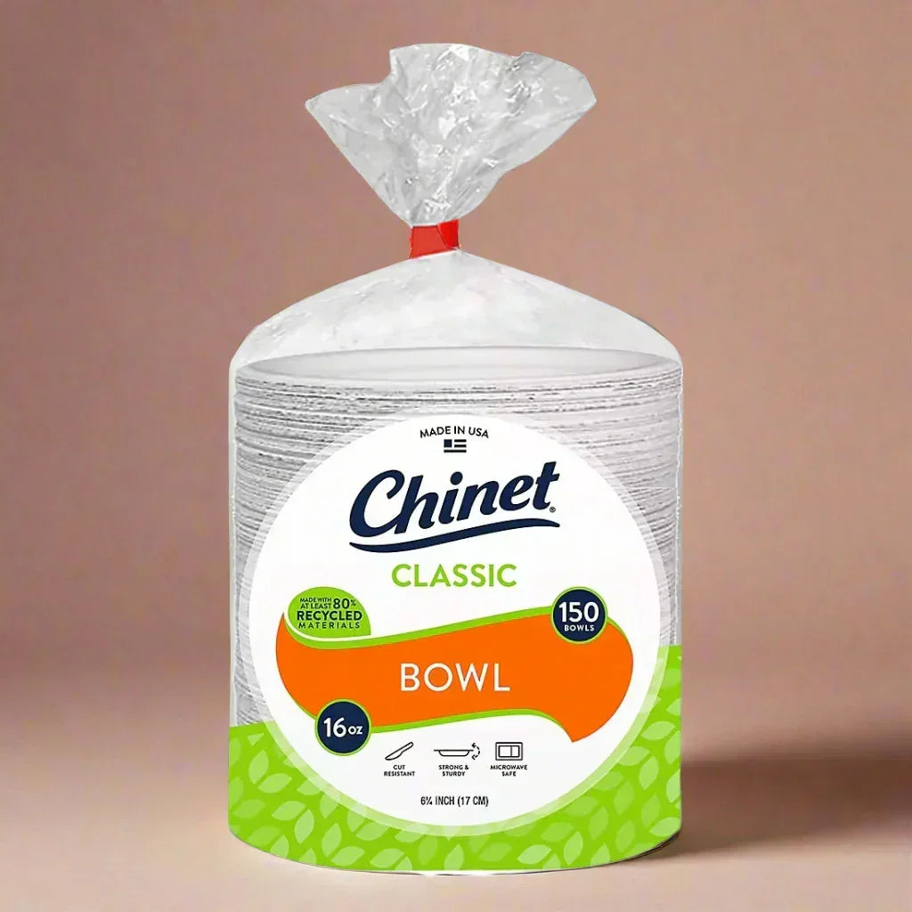 OneUse Classic – Chinet Classic 16 oz disposable bowls 150 count