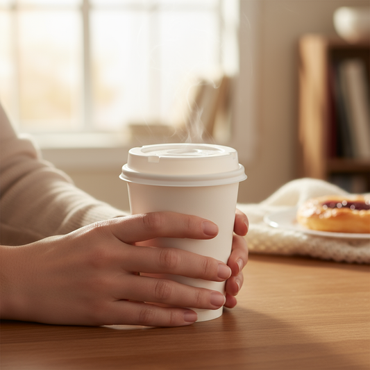 Cozy home morning scene