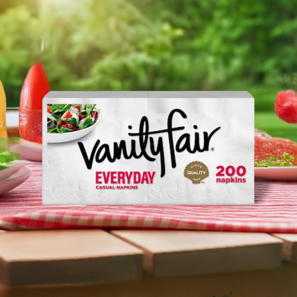 Vanity Fair Casual Napkins, Everyday 200 ct
