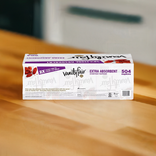 Vanity Fair Extra Absorbent Everyday Napkins 504 count box