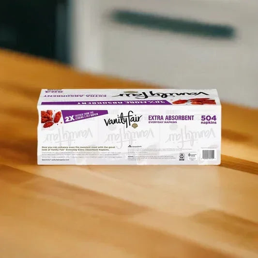 Vanity Fair Extra Absorbent Everyday Napkins 504 count box