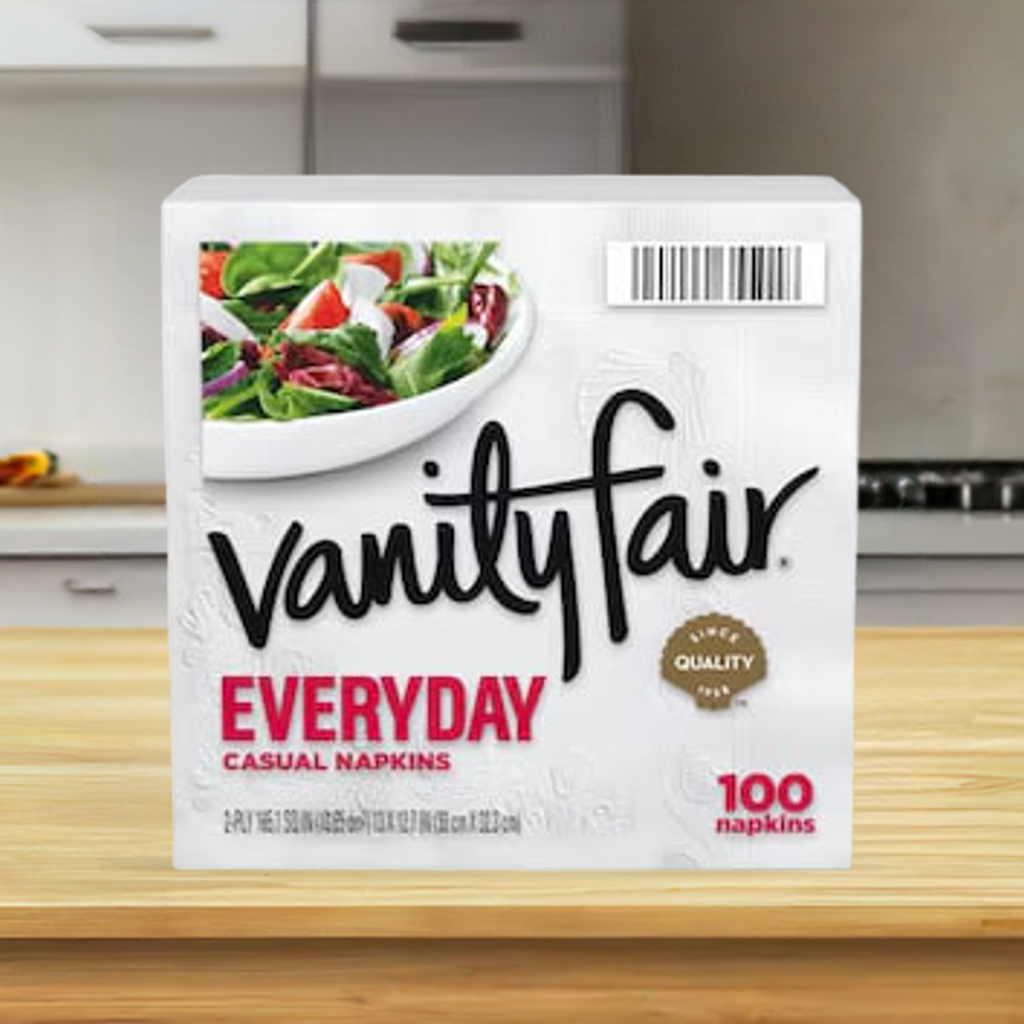 Vanity Fair Everyday Napkins, Everyday Casual, 2-Ply 100 ct