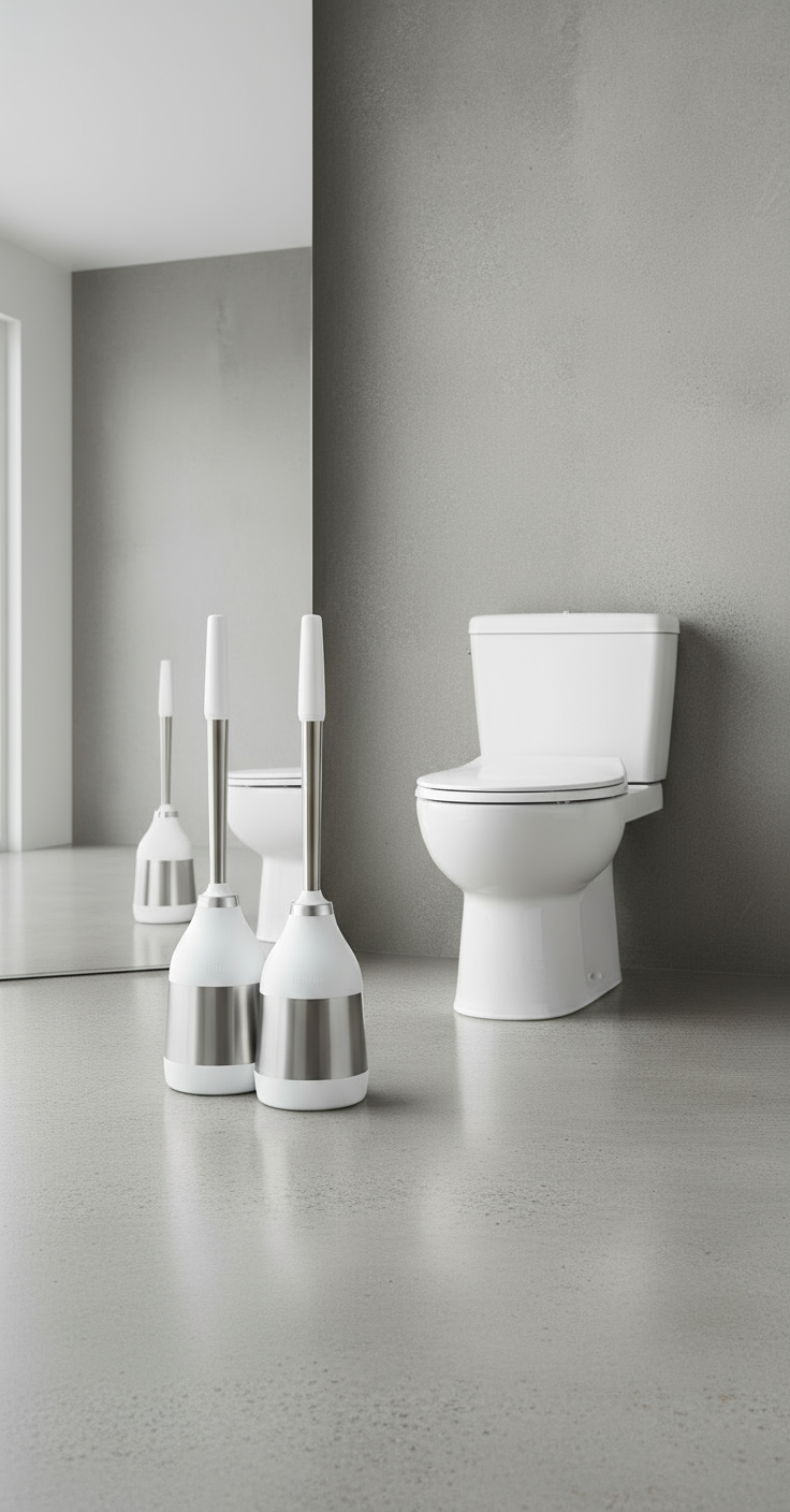 Gray bathroom - full view