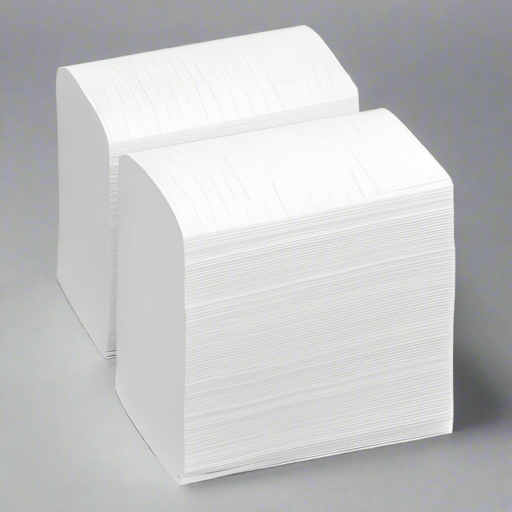 White 2-Ply Wide Interfold 6 1/2" x 8 1/2" Dispenser Napkin 500/pack