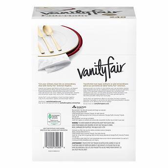 Vanity Fair premium napkins pack with UPC code – OneUse Classic