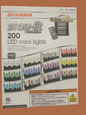 Sylvania 200 LED mini lights