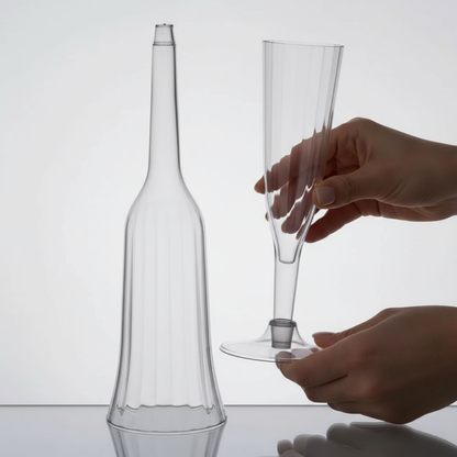 Assembling the two-piece flute