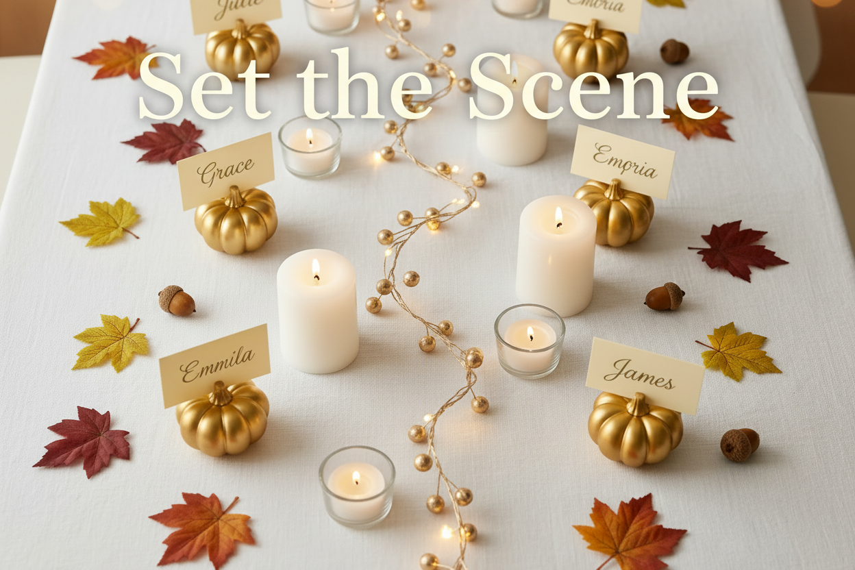 Autumn Table Decor Banner