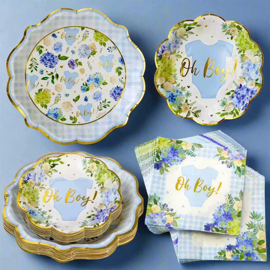 plates and napkins set