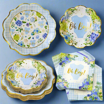 plates and napkins set