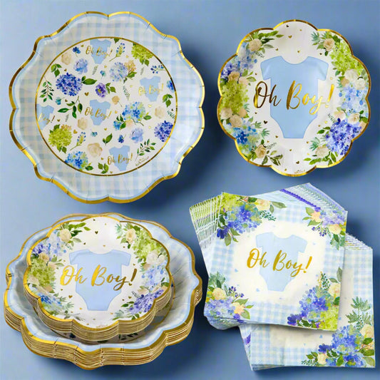 plates and napkins set