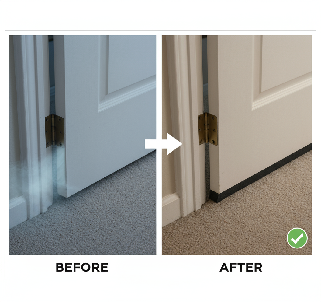 Before and after comparison