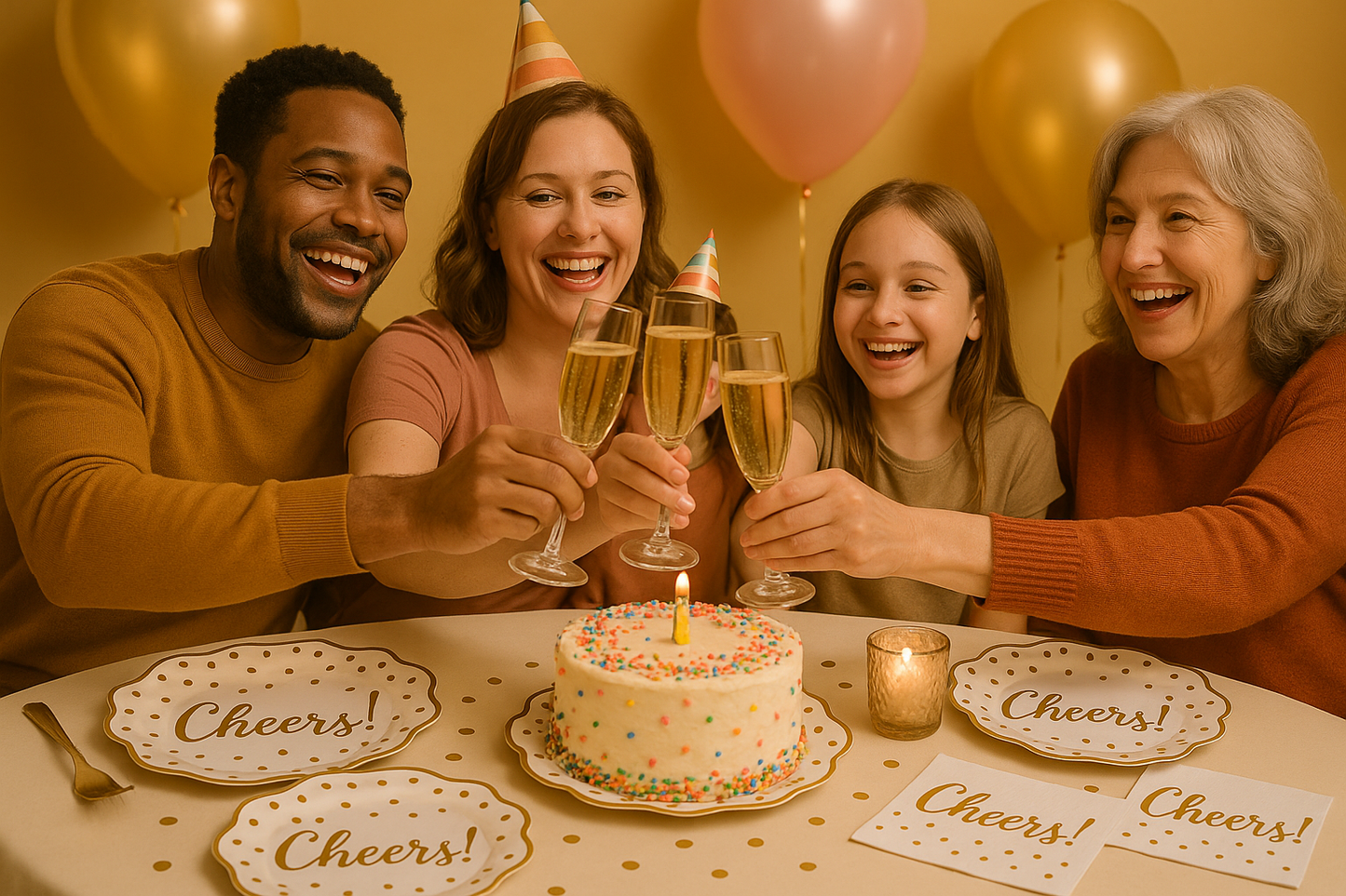Birthday Party with Friends and Family