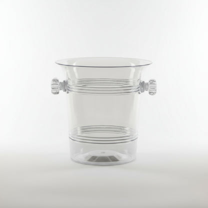 Clear Ice Bucket for Wine & Champagne | Acrylic Wine Cooler 6''
