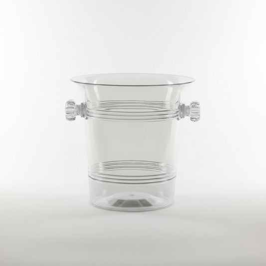 Clear Ice Bucket for Wine & Champagne | Acrylic Wine Cooler 6''