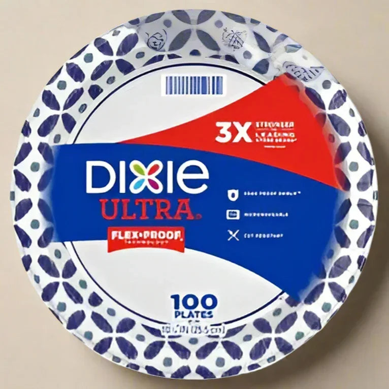 Neuse Paper Disposable Paper Plates - Dixie 10-1/16 Inch for Every Occasion – One ...