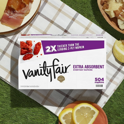 Vanity Fair Extra Absorbent 2-Ply Napkins, 6 pk., 504 ct.