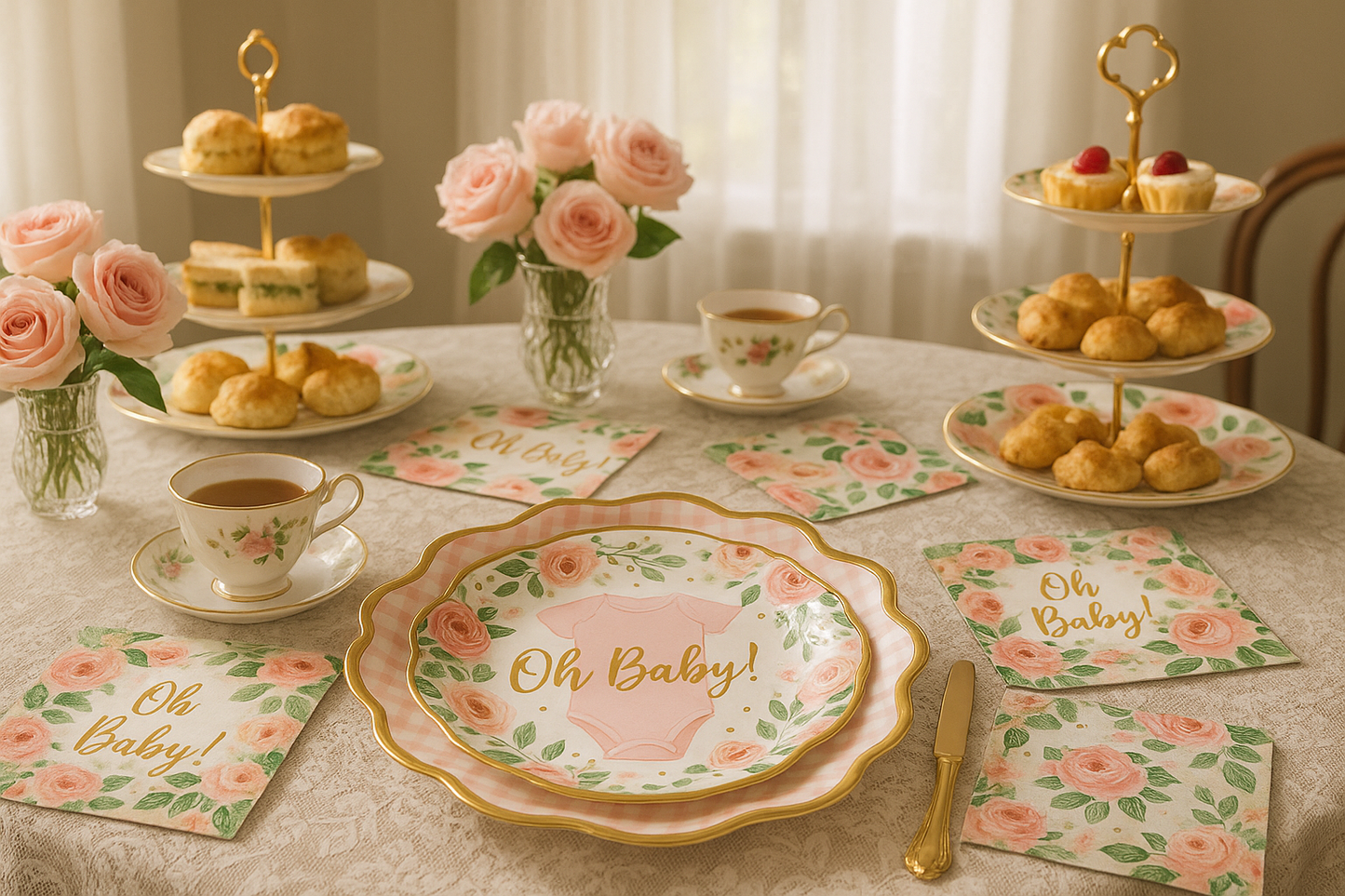 Elegant Tea Party Setup