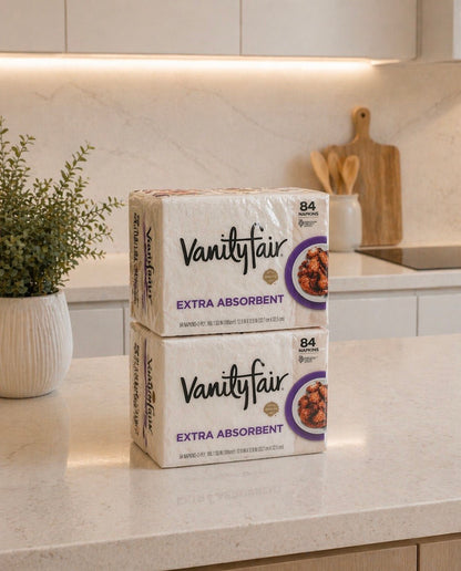Vanity Fair Hosting Bundle - 6 Packs: Entertain, Absorbent & Beverage