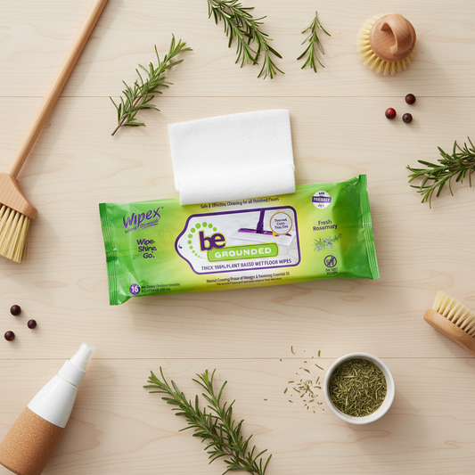 Flat lay with natural elements