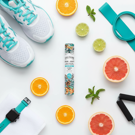 Flat lay with Sole~Pourri