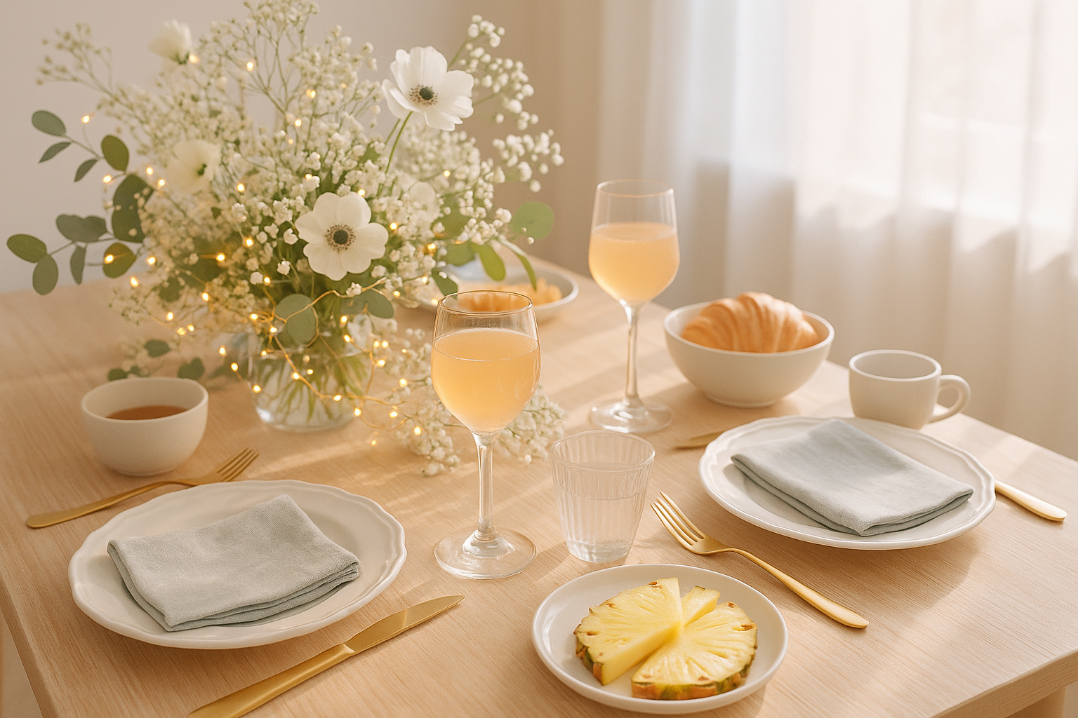 Fresh Brunch Setting