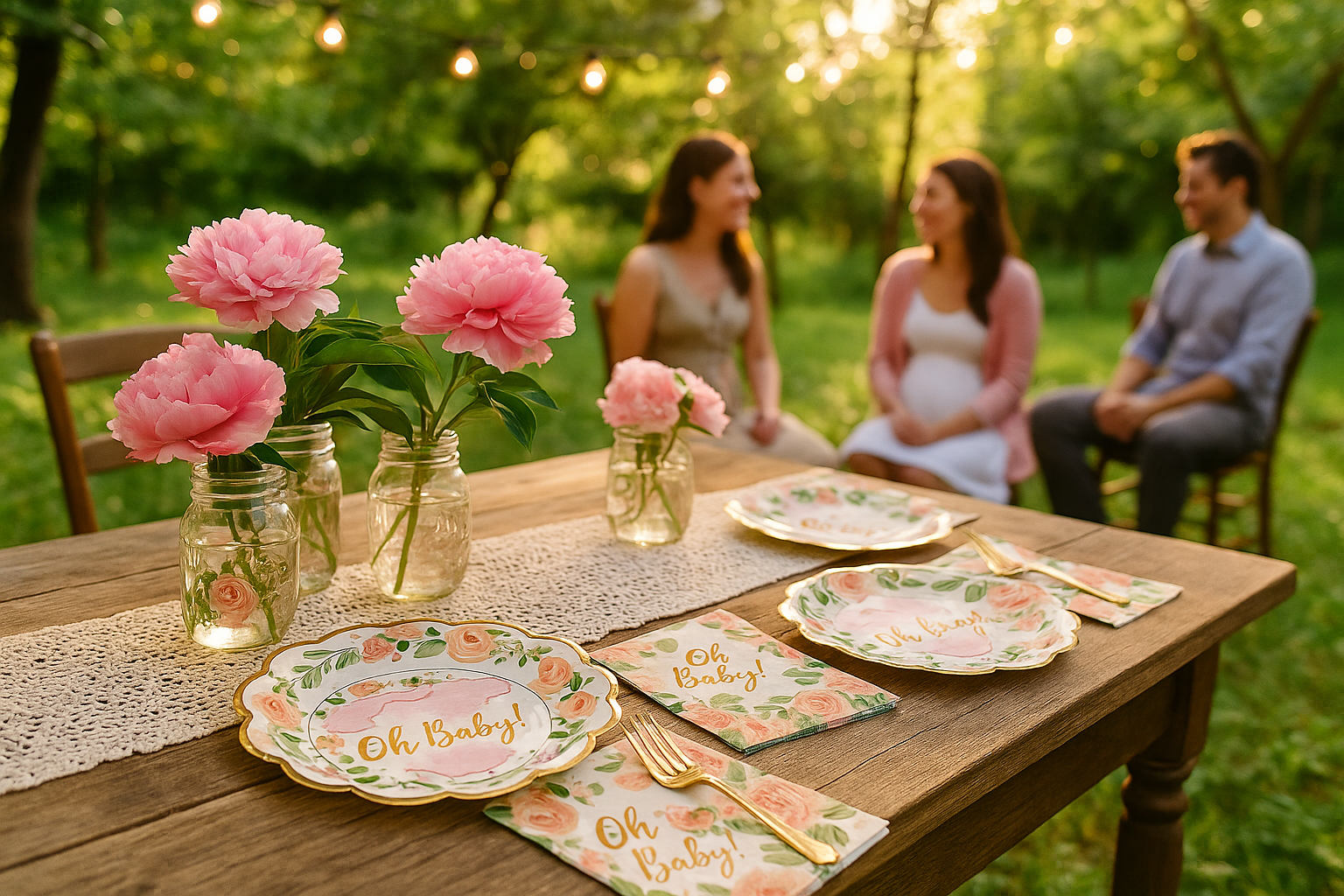 Garden Party Scene