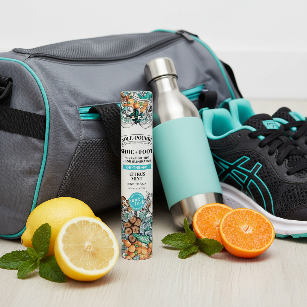 Gym bag with Sole~Pourri spray
