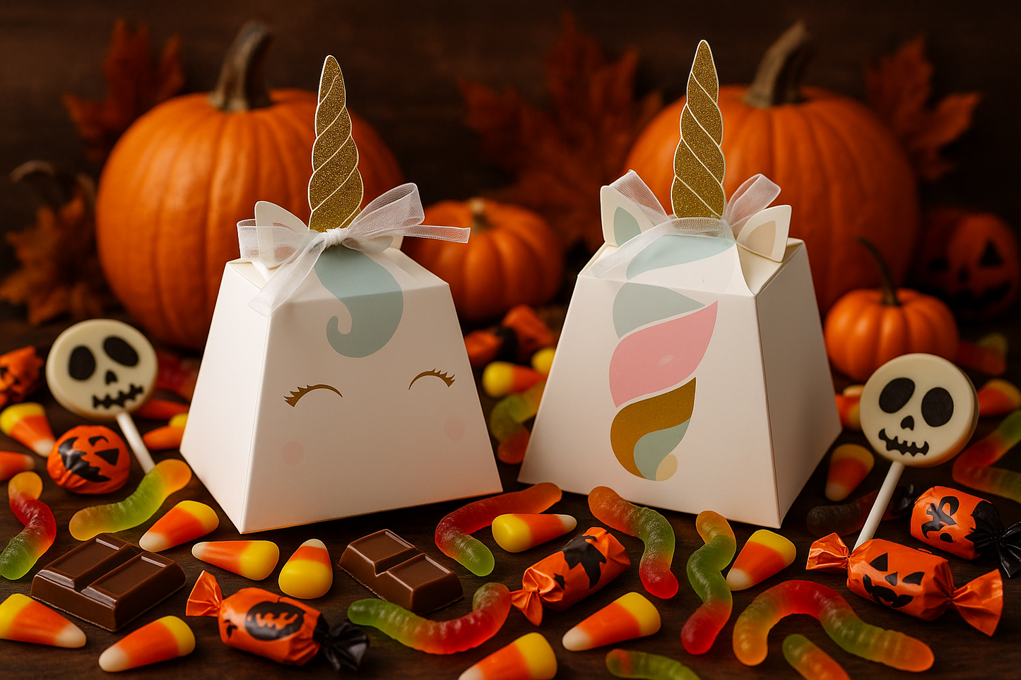 Halloween Candy Scene