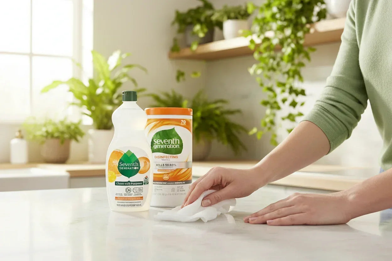 Lifestyle cleaning scene