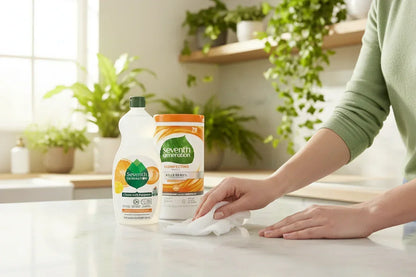 Lifestyle cleaning scene