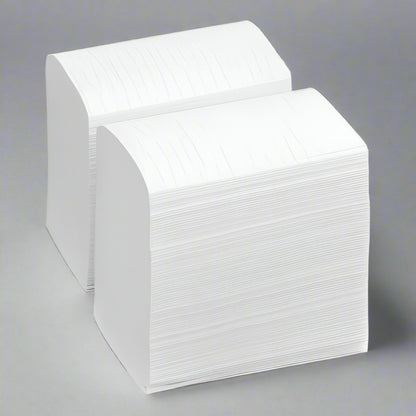 White 2-Ply Wide Interfold 6 1/2" x 8 1/2" Dispenser Napkin 500/pack