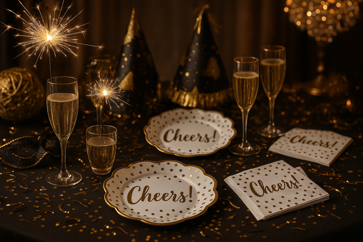 New Year's Eve Party Scene
