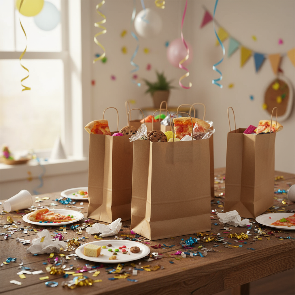 Party aftermath leftovers