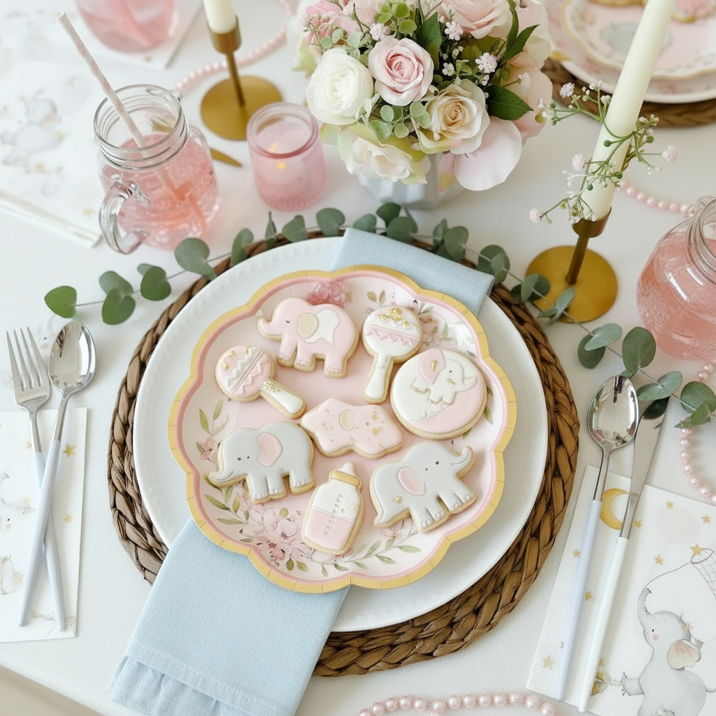 Plates with cupcakes - new styling