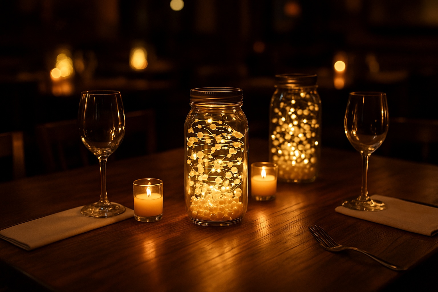 Romantic Dinner Setting