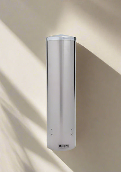 Water Cup Dispenser Stainless Steel Wall Mount 8 - 24 oz