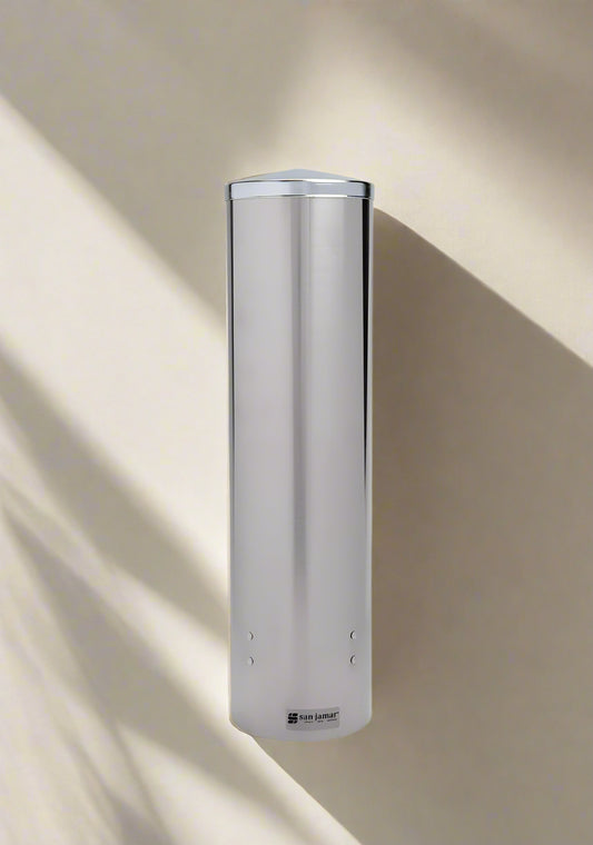 Water Cup Dispenser Stainless Steel Wall Mount 8 - 24 oz
