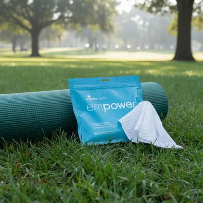 Teal green mat - Outdoor park