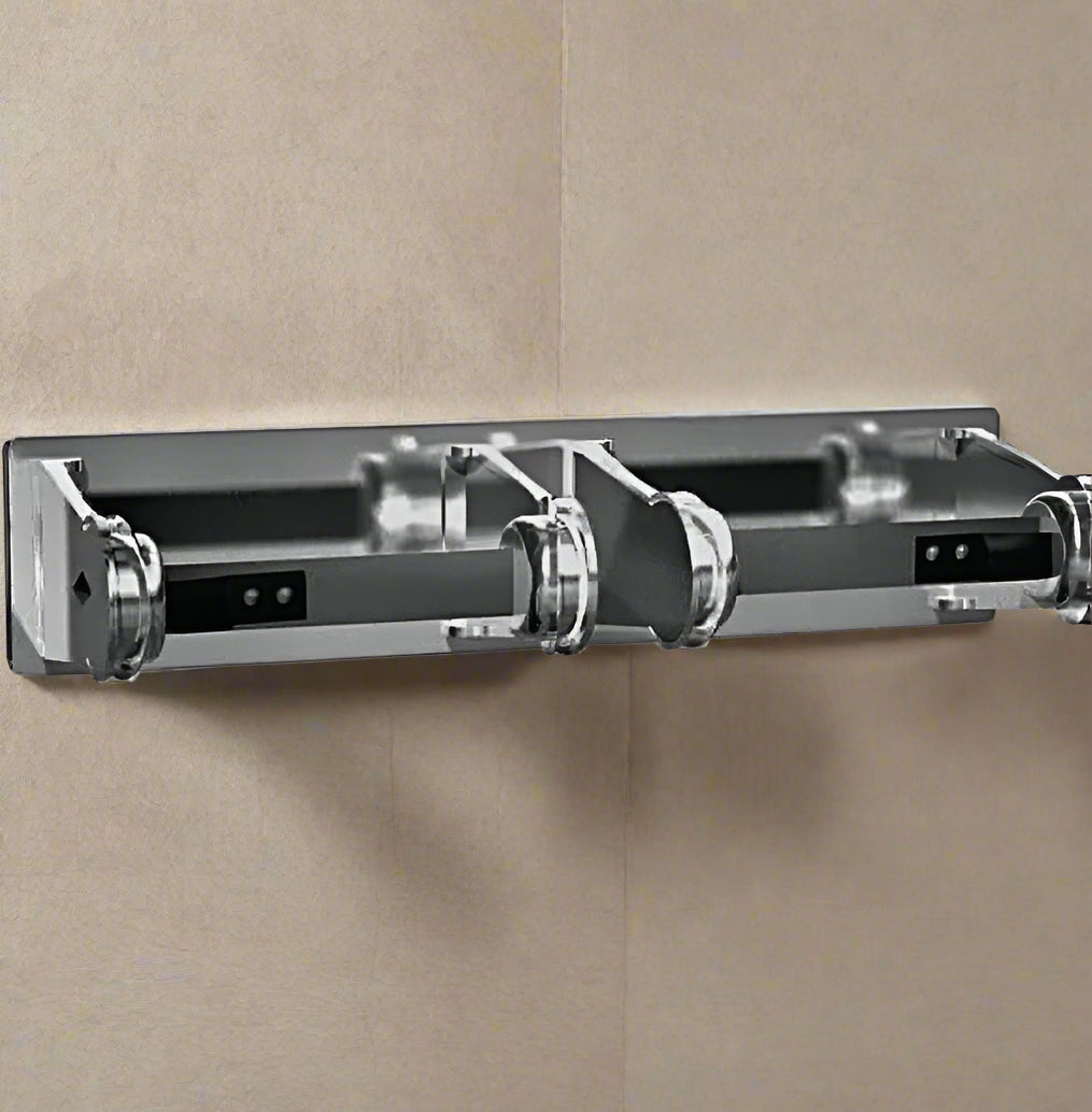 10-0715 Surface-Mounted Double Roll Toilet Tissue Holder