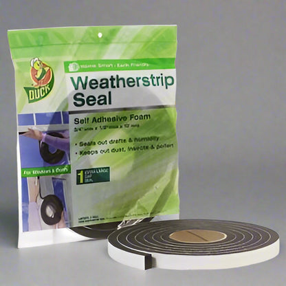 All-Weather 3/4" x 1/2" Foam Seal Strip - 10 Feet Long