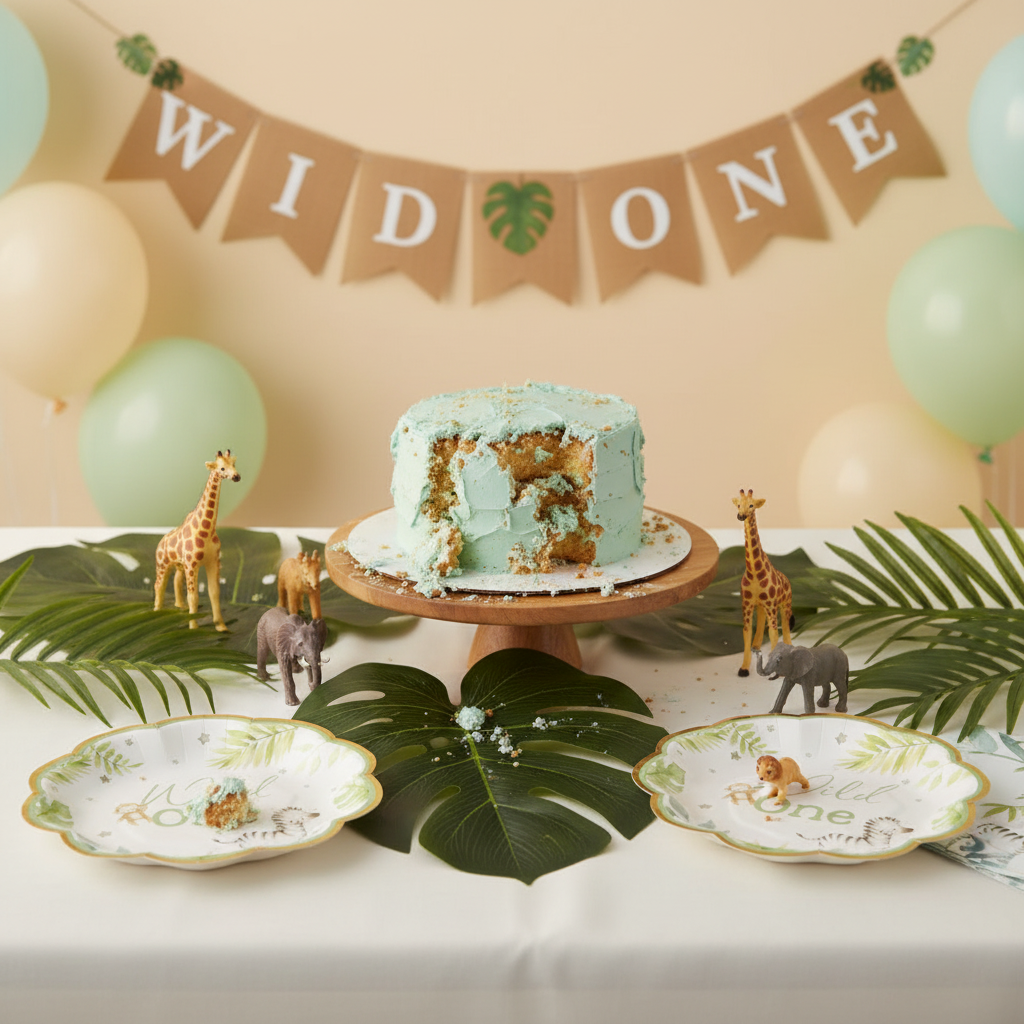 Wild One first birthday party celebration